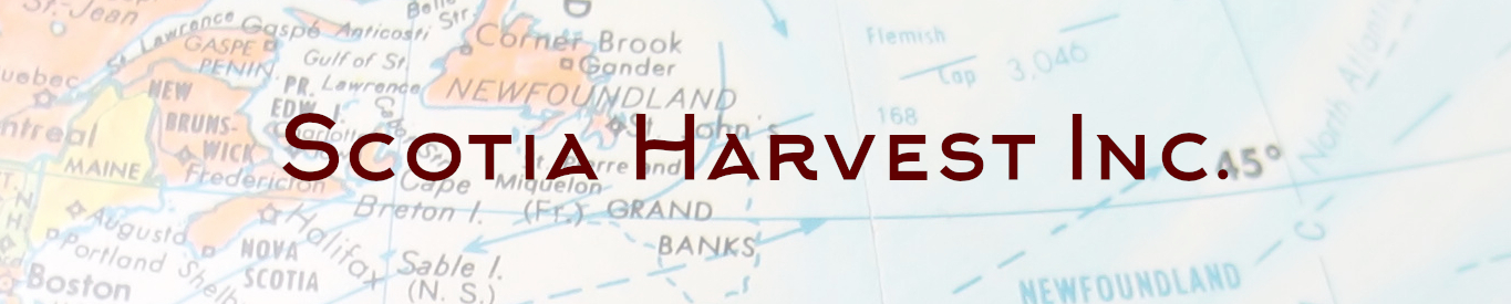 Scotia Harvest Inc. on North Atlantic portion of globe